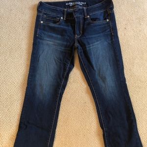 Wide leg cropped American Eagle jeans